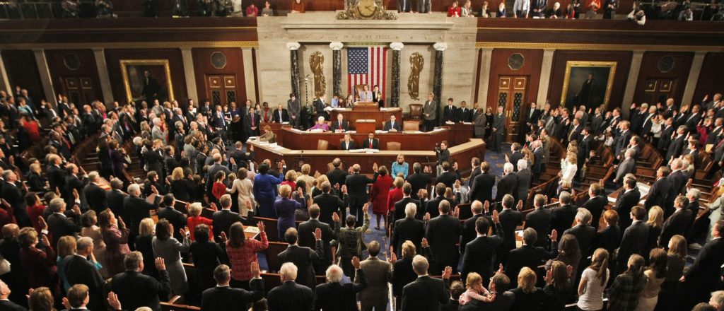 Congress being sworn in